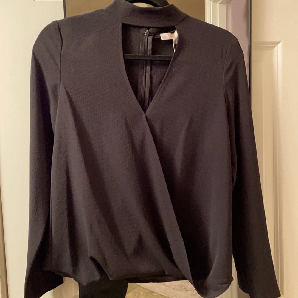 Long sleeve black top